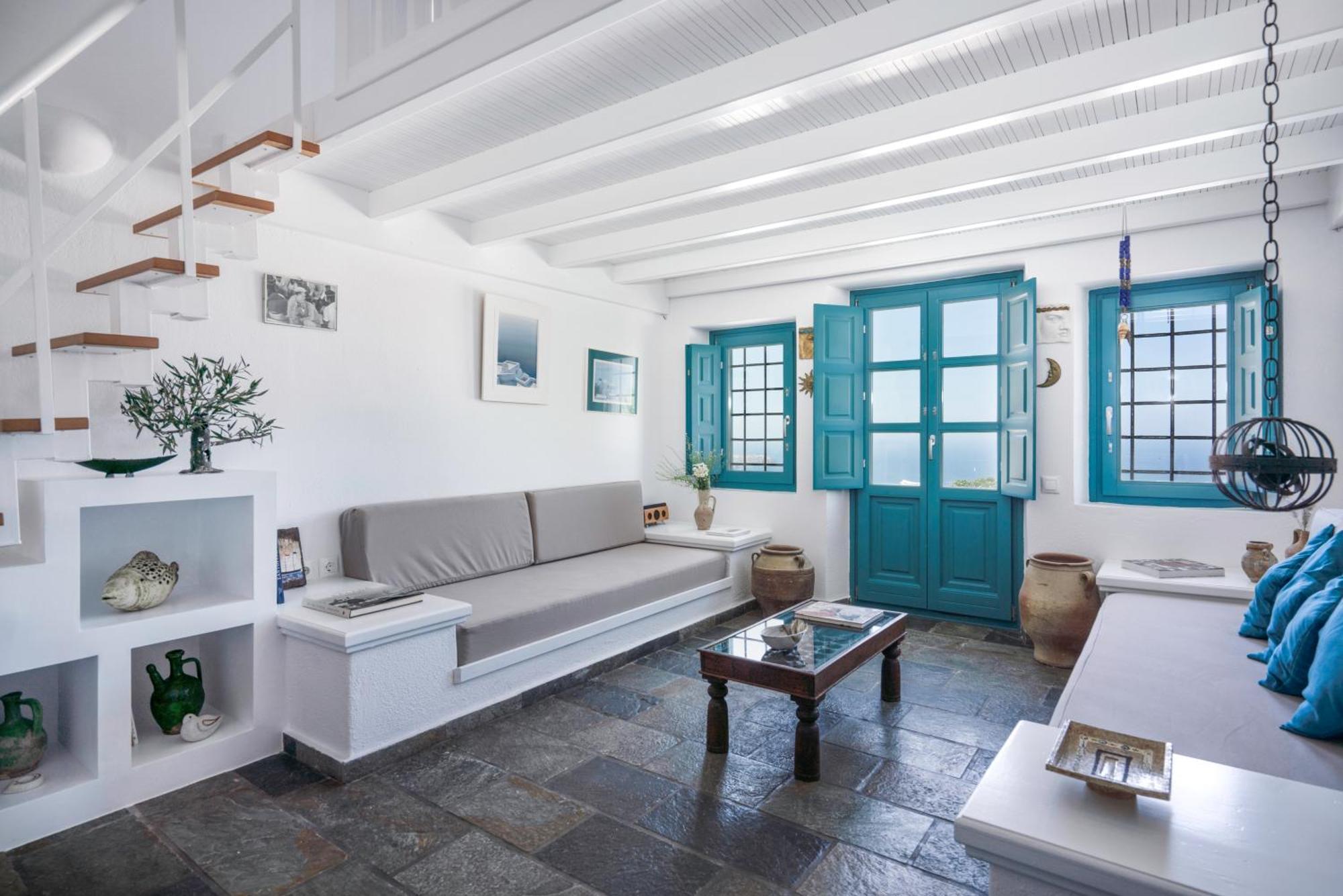 Villa Oinos - Sunset Views Ormos Athinios エクステリア 写真