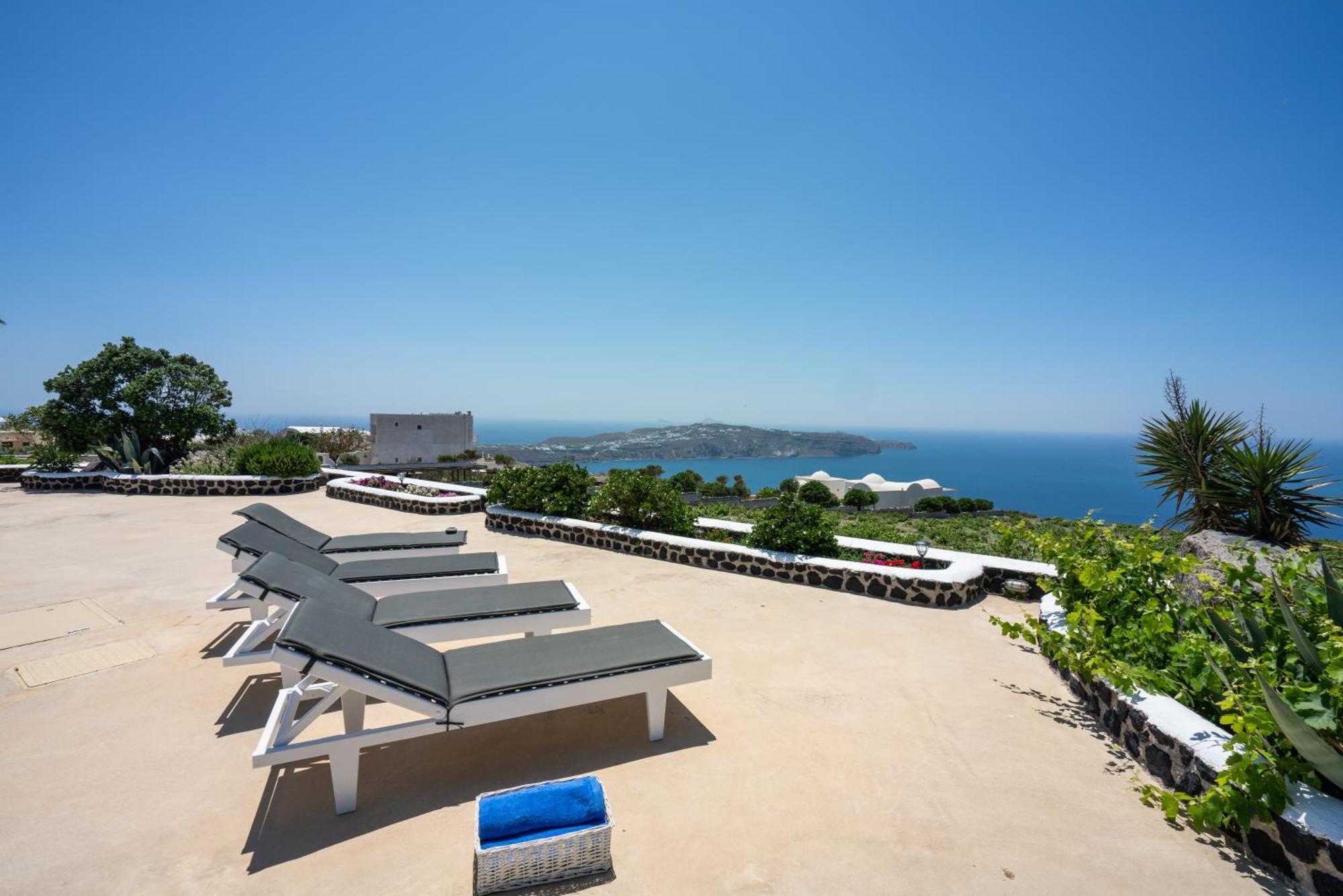 Villa Oinos - Sunset Views Ormos Athinios エクステリア 写真